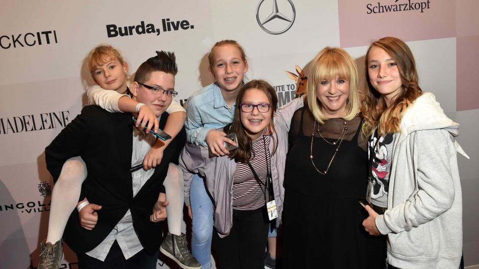 TTB 2017 Patricia Riekel mit Kindern von Bolle