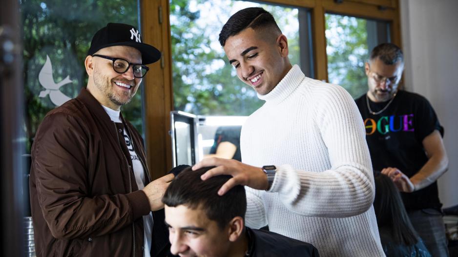 Armin Morbach berät beim Styling