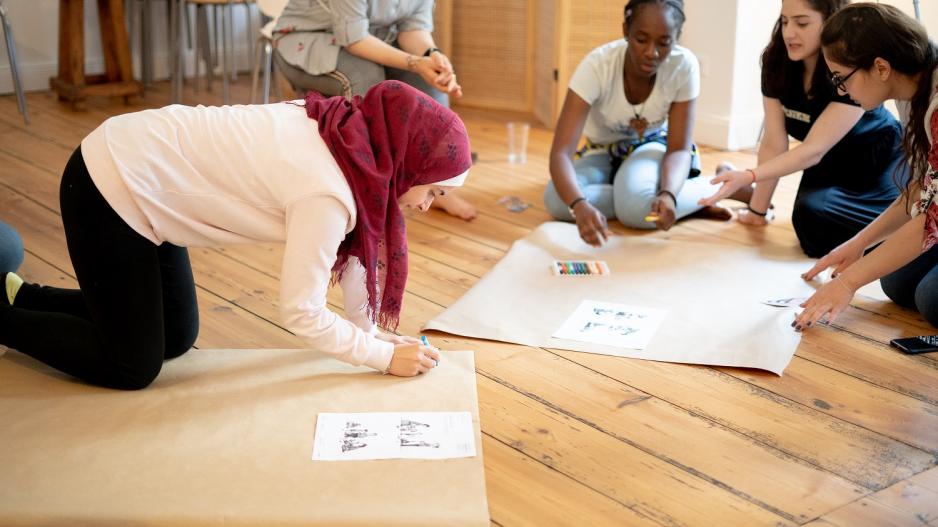 Impression aus dem Projekt Scoring Girls von Háwar.help Impression aus dem Projekt Scoring Girls von Háwar.help