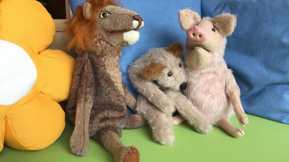 Stofftiere für die Spieltherapie. Stofftiere für die Spieltherapie.