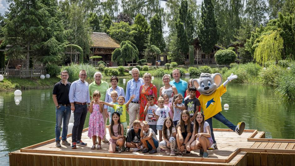 Ukrainische Kinder und Jugendliche im Europa-Park