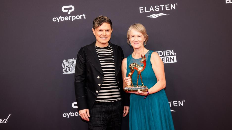 BAMBI-Verleihung Michael Patrick Kelly und Karin Eckstein BAMBI-Verleihung Michael Patrick Kelly und Karin Eckstein