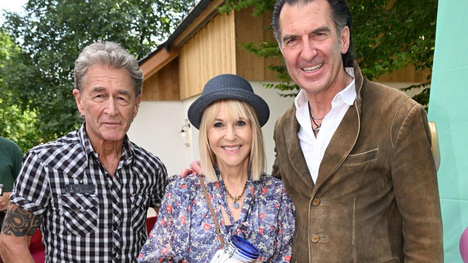Peter Maffay, Patricia Riekel und Philipp Welte beim BAMBI Kinderhaus Sommerfest